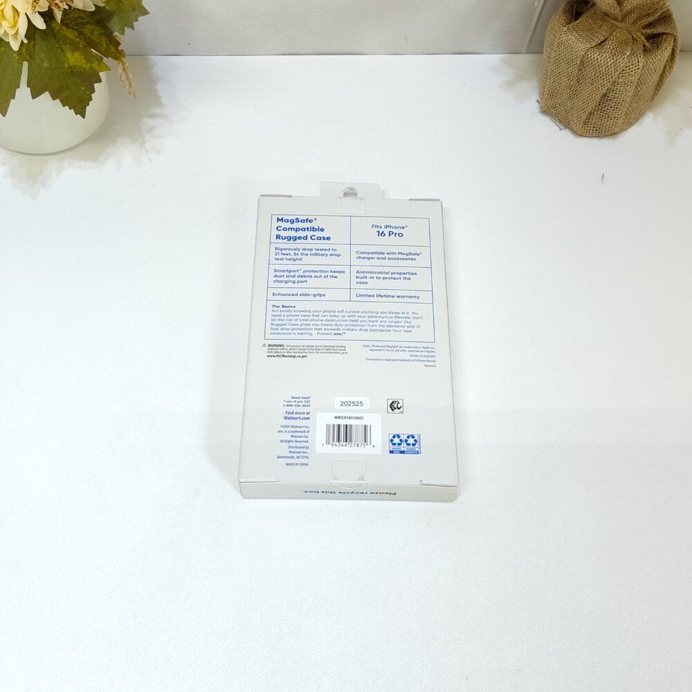 Protect Onn. iPhone 16 Pro MagSafe Compatible Rugged Case 21' Drop Tested NIB - Picture 2 of 3